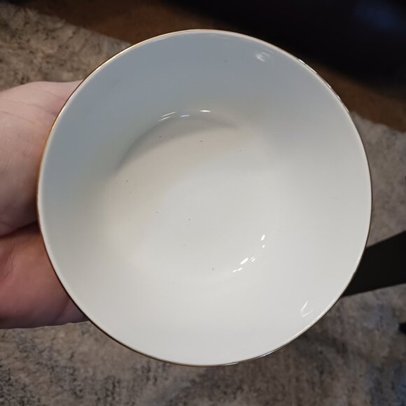 Set of 6 Six Vintage Chinese Porcelain Bowls Mid Century Handpainted Signed - Picture 4 of 5